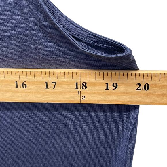 Banana Republic Blue Tank Top Sleeveless V Neck M NEW - Picture 3 of 5